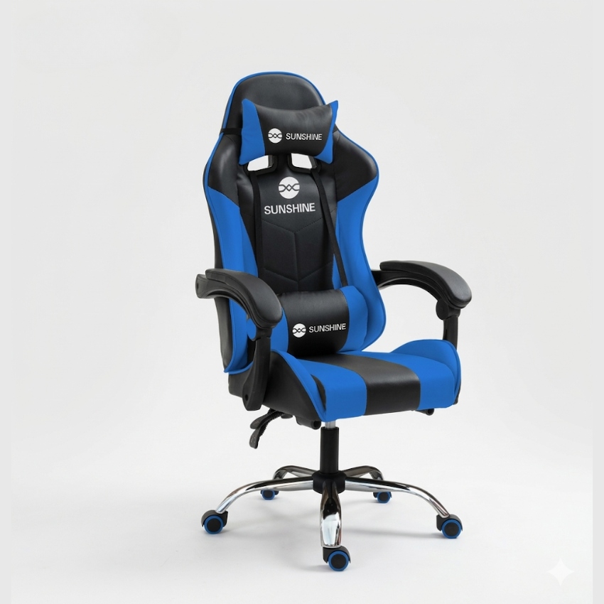 Ghế Sunshine SS-666A chair công thái học cao cấp, có gối lưng gối đầu chuyên nghiệp - Ảnh 2