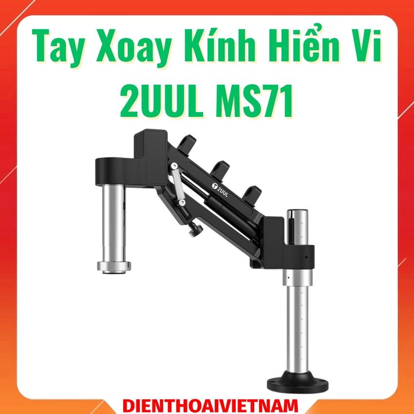 Tay xoay kính hiển vi 2UUL MS71 xoay 360° phù hợp mọi loại kính hiển vi