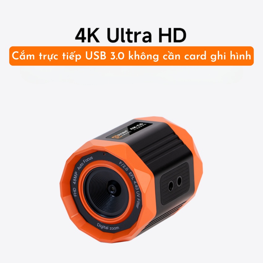 Camera HDMI AMAOE AM-C6 4K Ultra HD quay siêu nét, kết nối HDMI