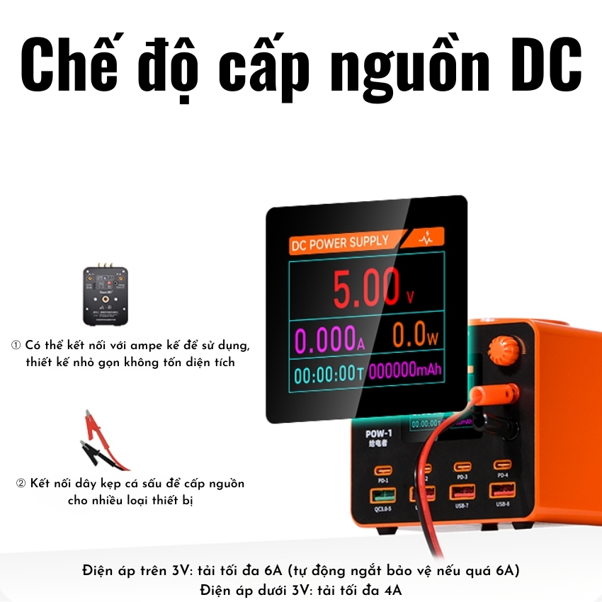 Sạc 14 cổng AMAOE POW-1 Multi-functional Desktop Charger Integrated Power Supply