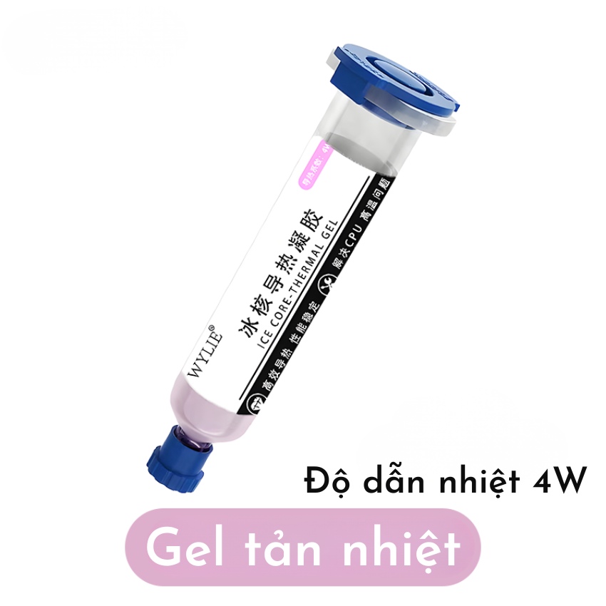 Gel tản nhiệt CPU Wylie Ice core-thermal gel chịu nhiệt cao, dẫn nhiệt nhanh