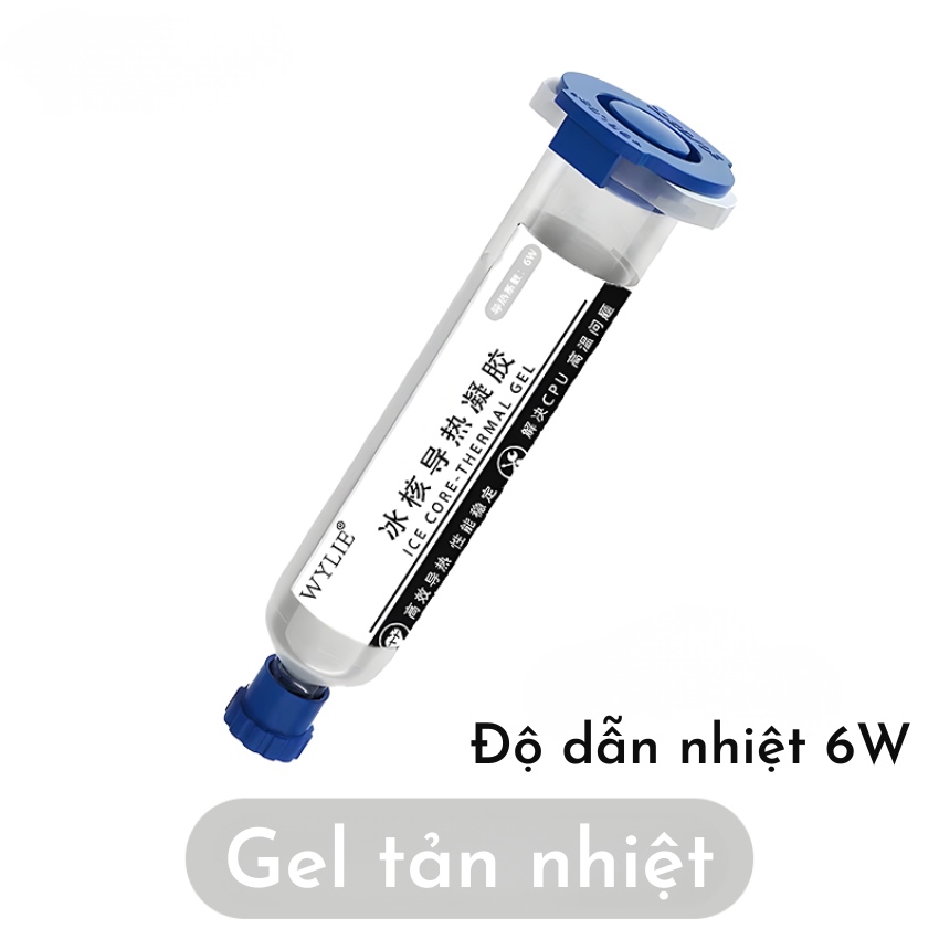 Gel tản nhiệt CPU Wylie Ice core-thermal gel chịu nhiệt cao, dẫn nhiệt nhanh