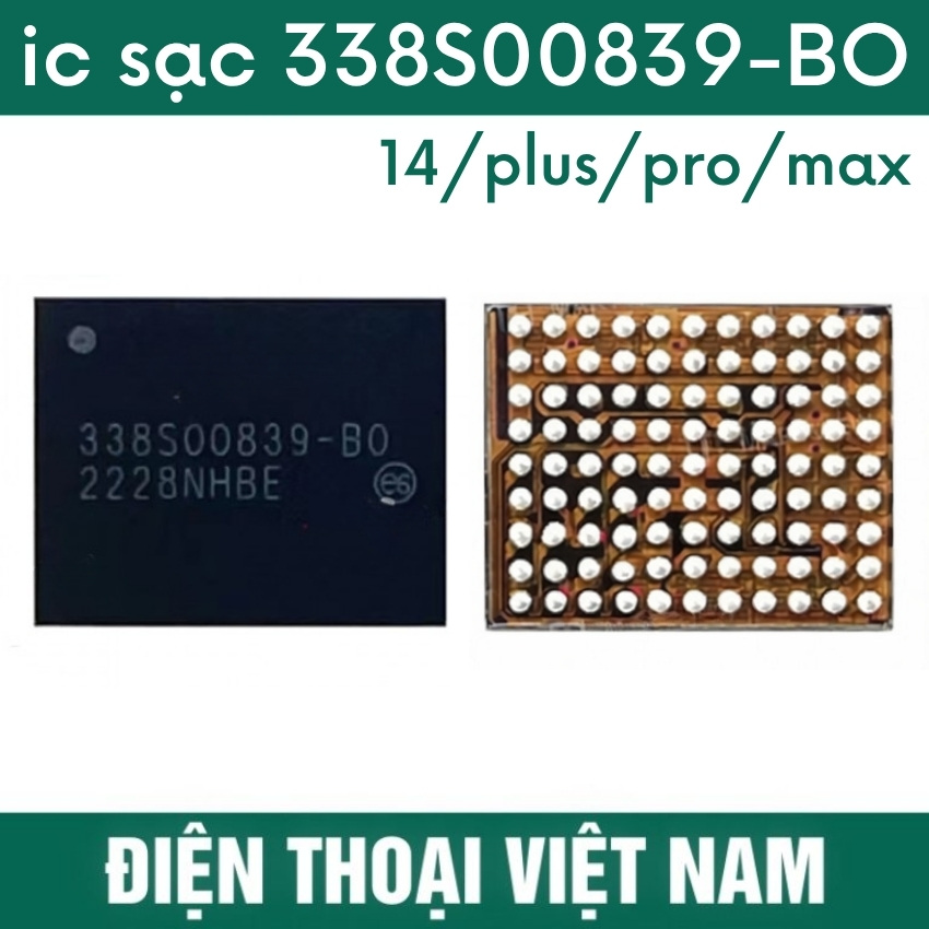 ic sạc 338S00839-BO iPhone 14 / 14 Plus / 14 Pro / 14 ProMax