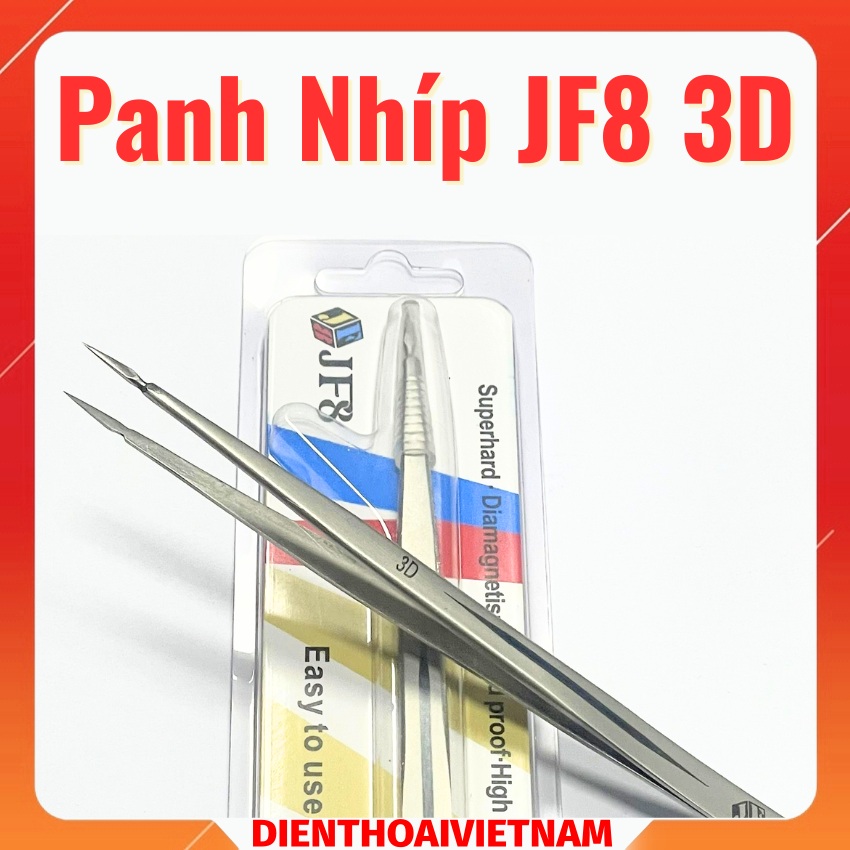 Panh Nhíp JF8 3D tweezer đầu siêu nhọn