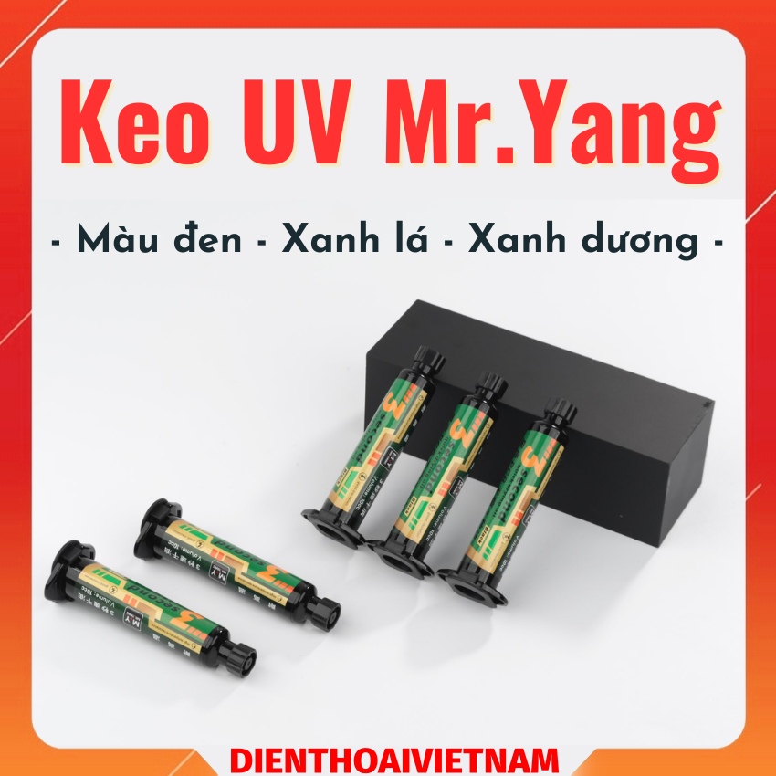 Keo uv Mr.Yang 10cc, khô nhanh trong 3 giây