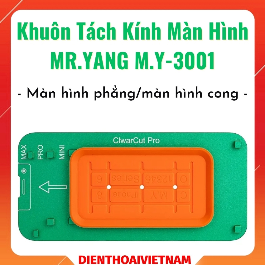 Khuôn tách kính màn hình giữ ron M.Y-3001 Visual Separation màn hình thẳng, cong