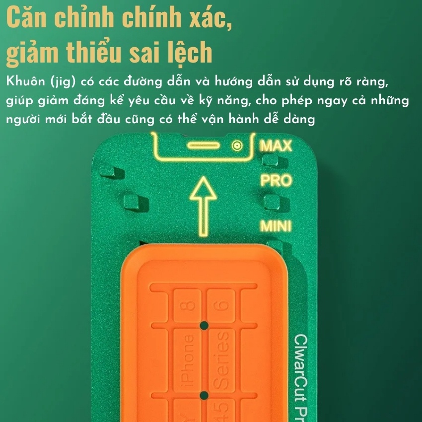 Khuôn tách kính màn hình giữ ron M.Y-3001 Visual Separation màn hình thẳng, cong