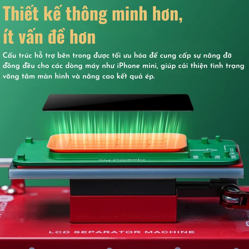 Khuôn tách kính màn hình giữ ron M.Y-3001 Visual Separation màn hình thẳng, cong