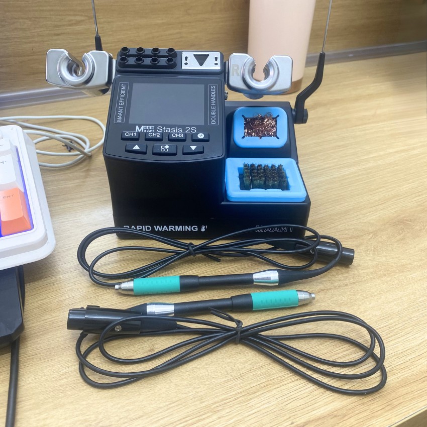 Máy hàn 2 tay MaAnt 2S-115 soldering station công suất 200W, hỗ trợ tay C115-C210