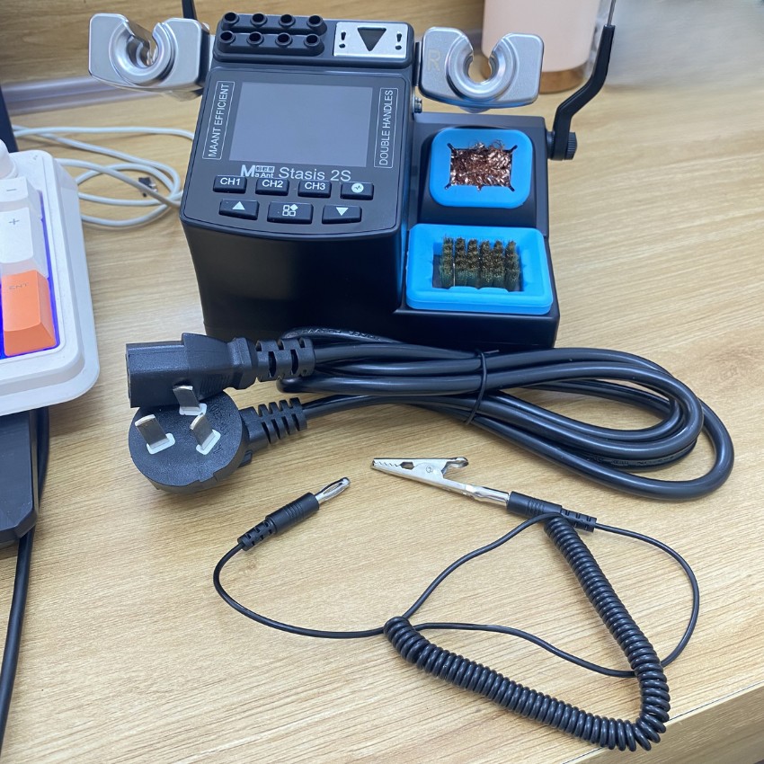 Máy hàn 2 tay MaAnt 2S-115 soldering station công suất 200W, hỗ trợ tay C115-C210