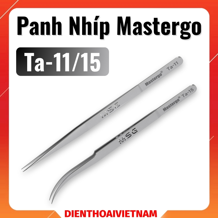 Panh Nhíp Mastergo Ta-11/15 tweezers đầu cong - thẳng