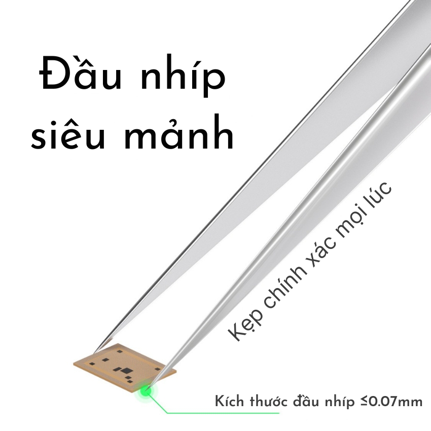 Panh Nhíp Mastergo Ta-11/15 tweezers đầu cong - thẳng