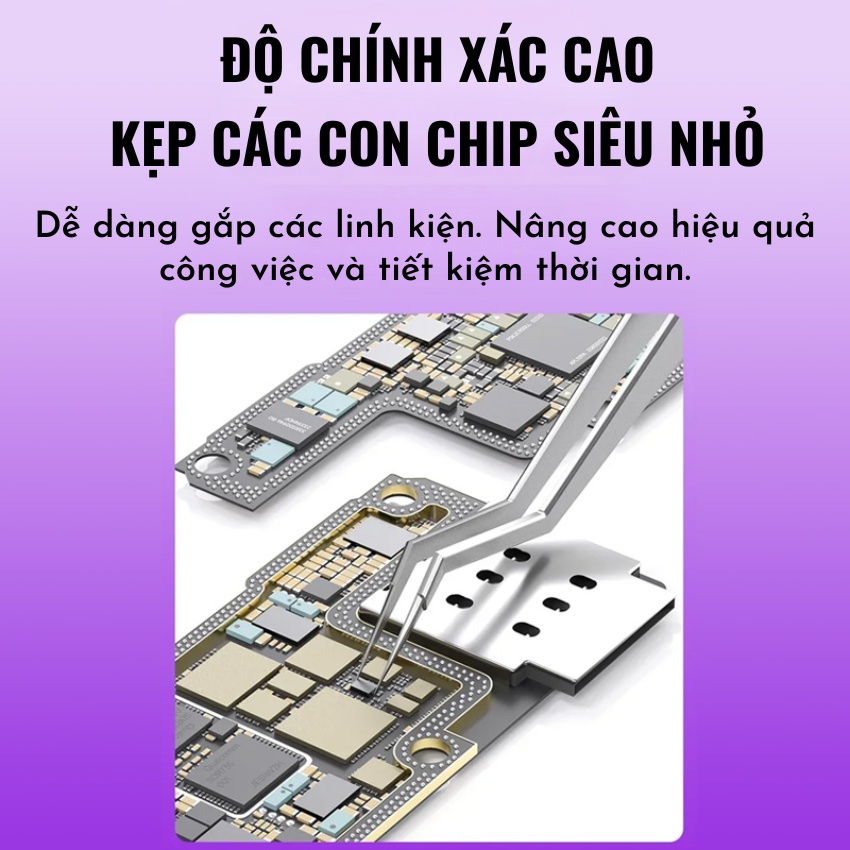 Panh Nhíp ngược Mechanic Aag-27L tweezer dùng đè vỉ, câu dây