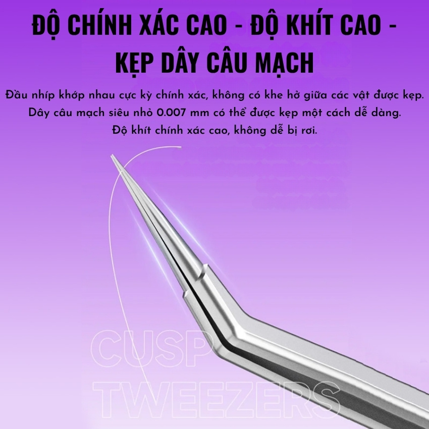 Panh Nhíp ngược Mechanic Aag-27L tweezer dùng đè vỉ, câu dây
