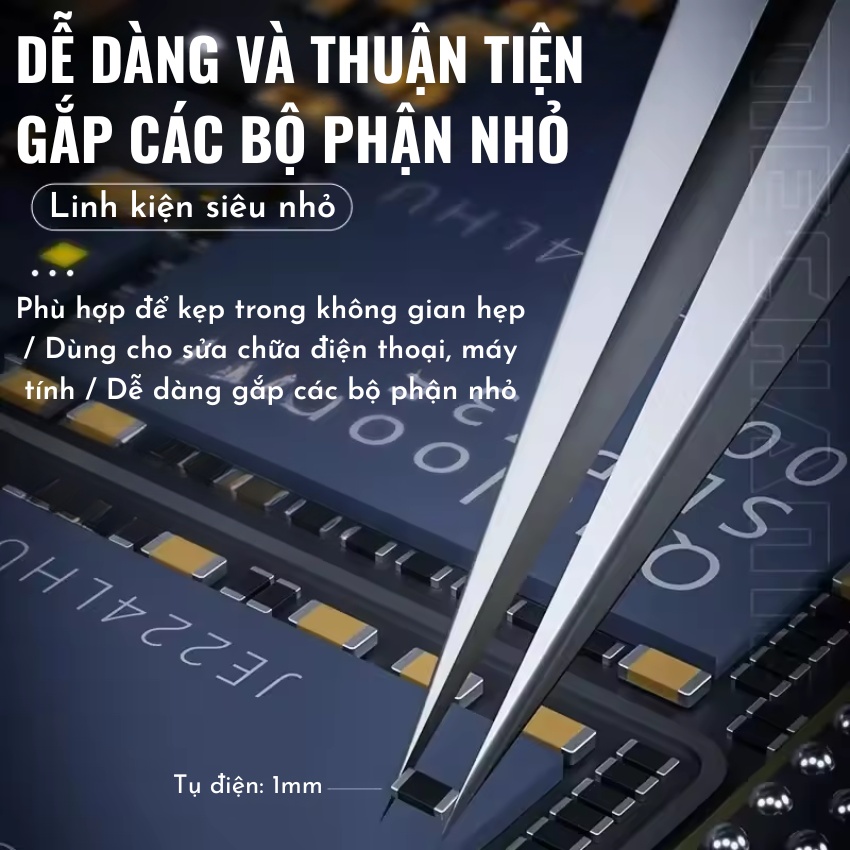 Panh nhíp Mechanic KA-11 tweezer đầu tam giác nhọn - Ảnh 2