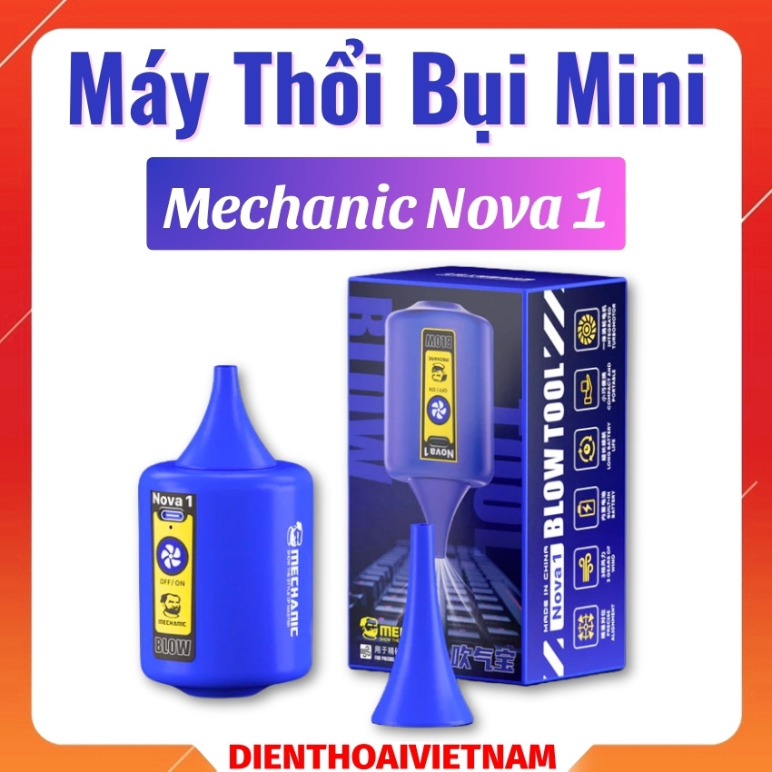 Máy thổi bụi Mechanic Nova 1 Electric blower mini thổi bụi mạnh, pin siêu khỏe