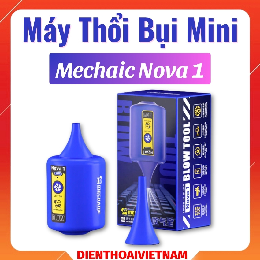 Máy thổi bụi Mechanic Nova 1 Electric blower mini thổi bụi mạnh, pin siêu khỏe