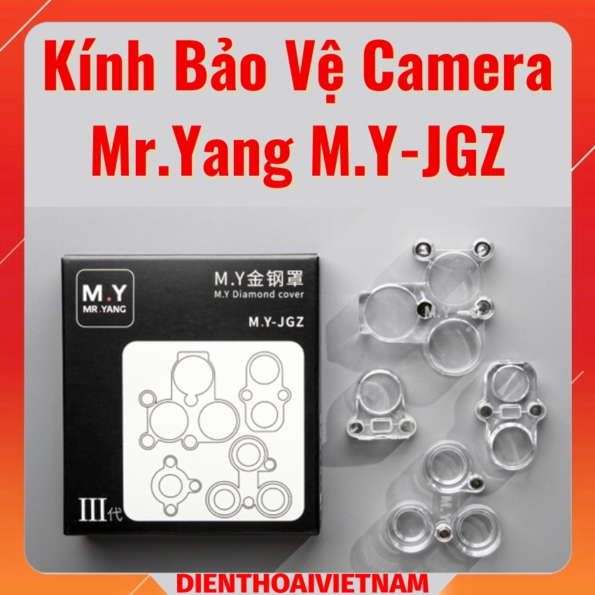 Kính Bảo Vệ Camera Mr.Yang M.Y-JGZ Diamond cover chống bụi iPhone X-17