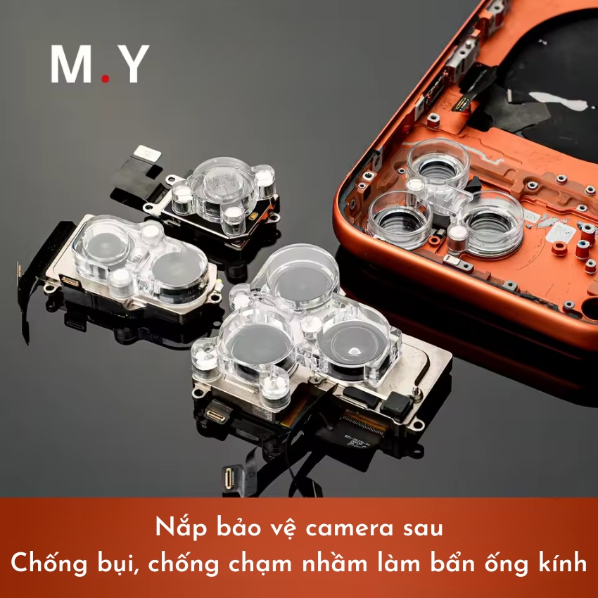 Kính Bảo Vệ Camera Mr.Yang M.Y-JGZ Diamond cover chống bụi iPhone X-17