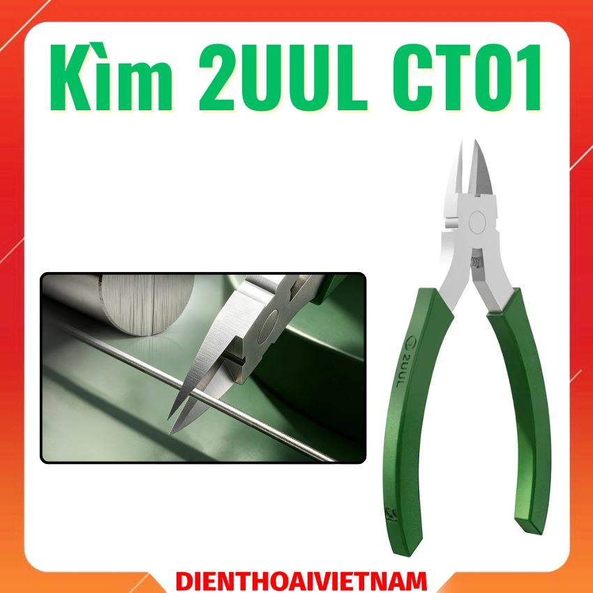 Kìm 2UUL CT01 cutist stainless steel plier cắt lồng, cắt siu, cắt dây đồng đa năng