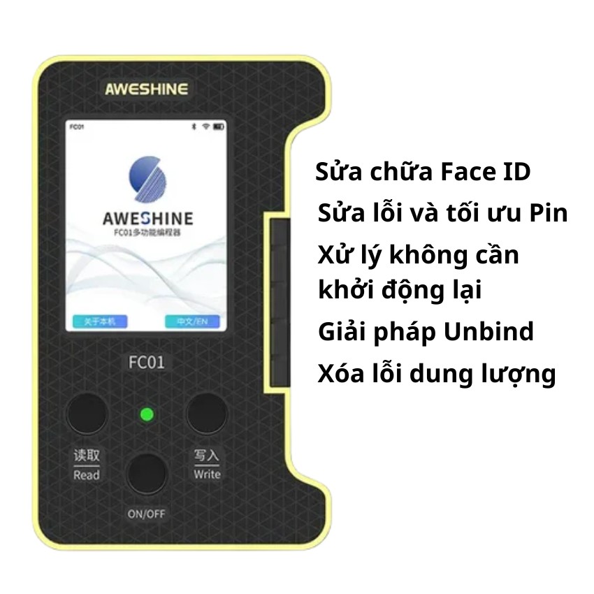 Box FC01 AWESHINE Mobile Phone Programmer Face ID, fix Pin đa năng - Ảnh 2