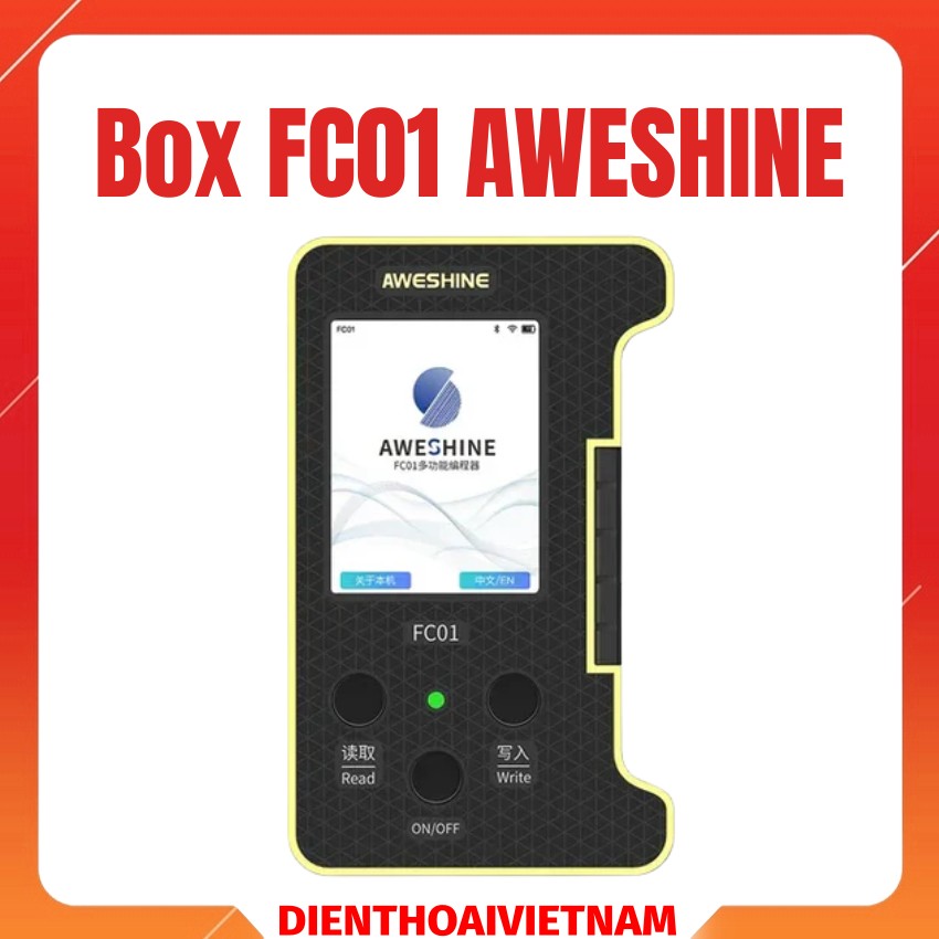 Box FC01 AWESHINE Mobile Phone Programmer Face ID, fix Pin đa năng