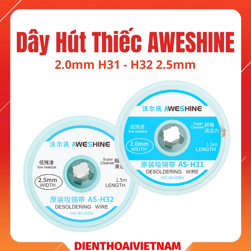 Dây Hút Thiếc AWESHINE AS-H31 / AS-H32 Desoldering Wire