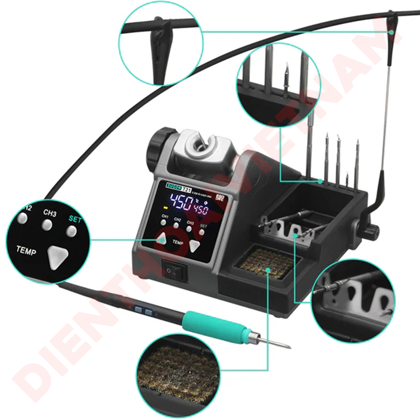 Máy hàn Sugon T21 Soldering Station hỗ trợ C115 / C210 / C245