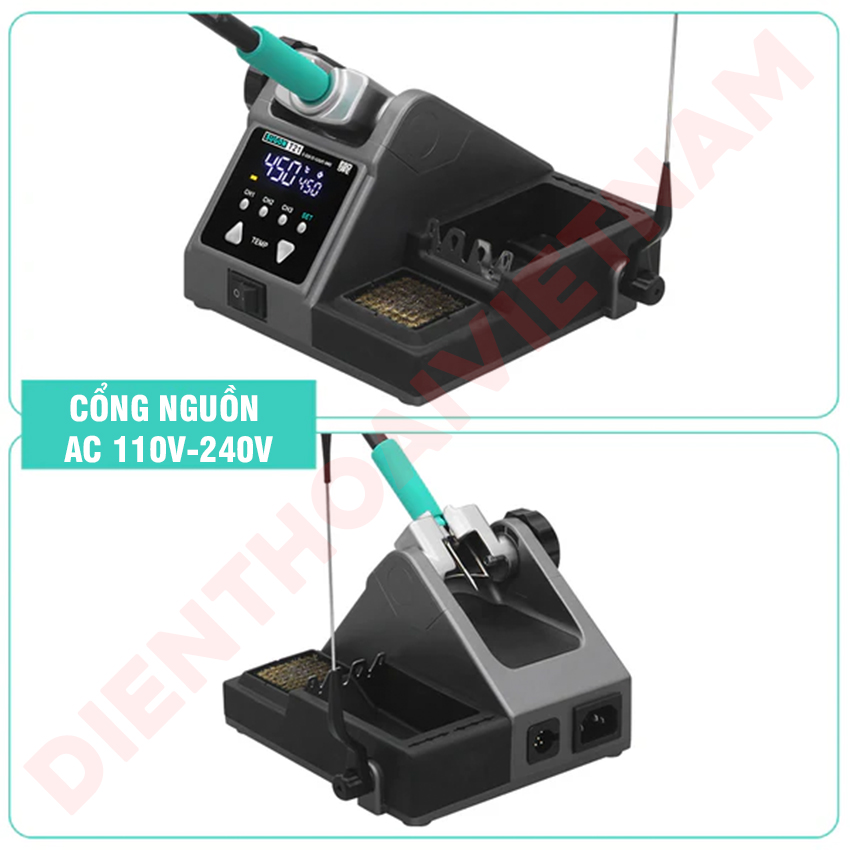 Máy hàn Sugon T21 Soldering Station hỗ trợ C115 / C210 / C245 chuyên sửa chữa điện thoại - Ảnh 15