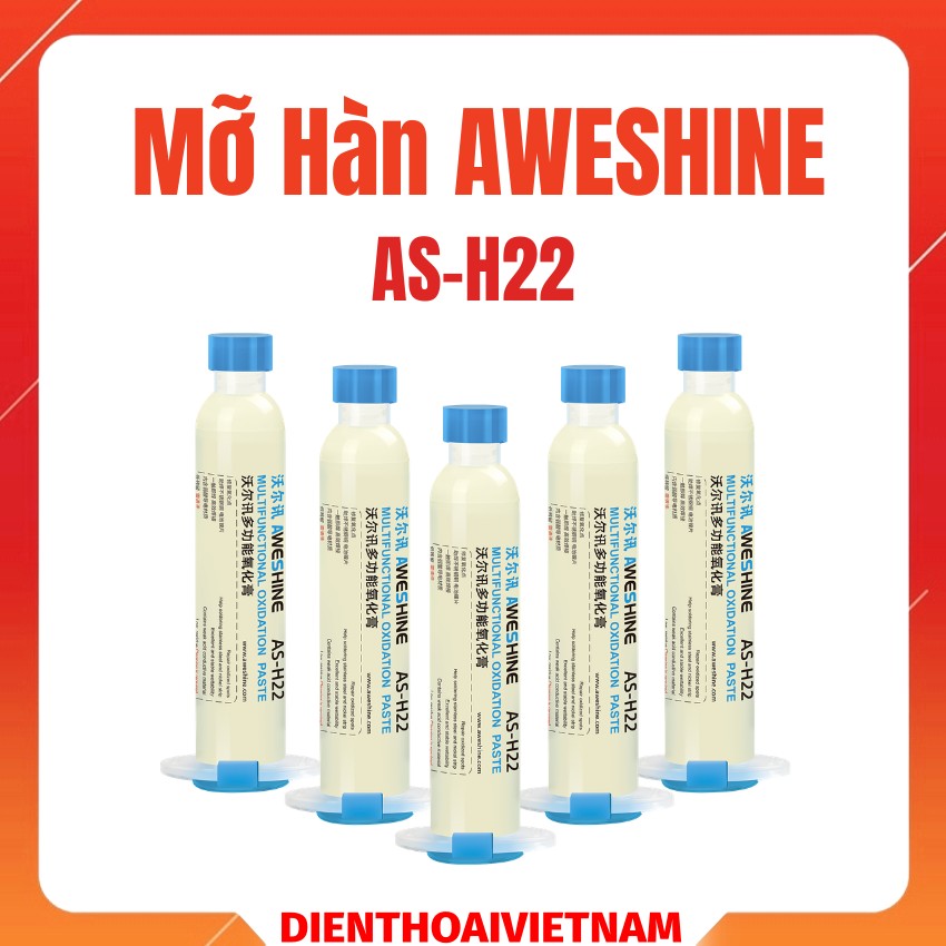 Mỡ Hàn AWESHINE AS-H22 Flux Trợ Hàn Thép Không Gỉ