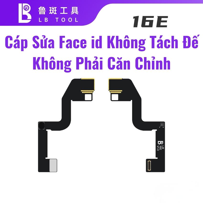 Cáp sửa Face ID iPhone không tách đế , không phải căn chỉnh iPhone 13 - 17 Box L3