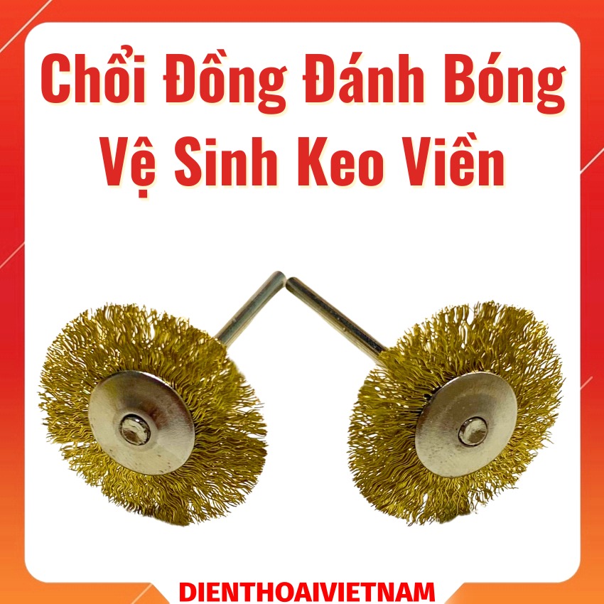 Chổi đồng đánh bóng, vệ sinh keo viền đa năng
