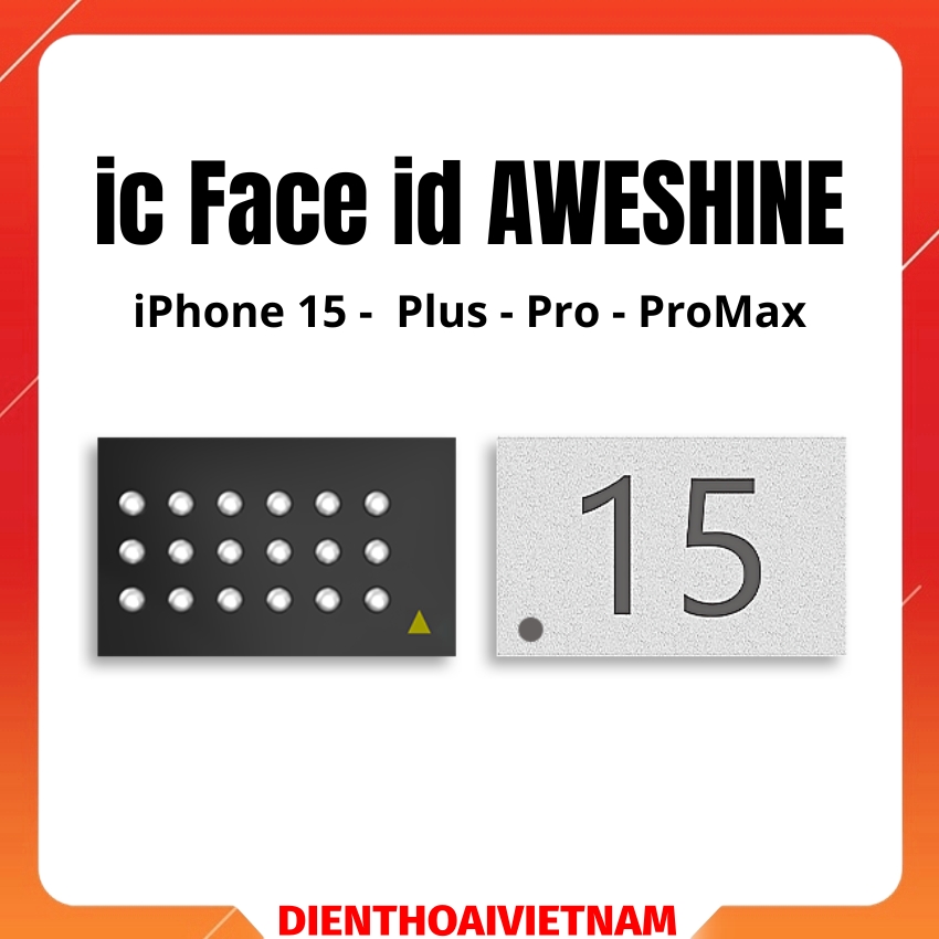 ic Face id AWESHINE iPhone 15 - Plus - Pro - ProMax
