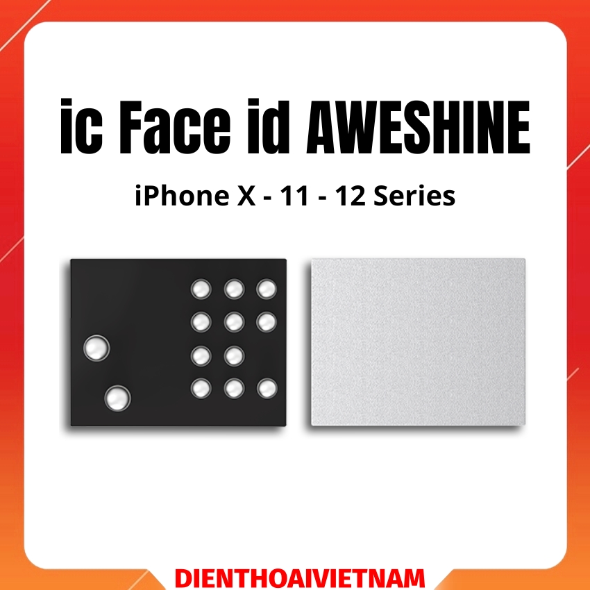 ic Face id AWESHINE iPhone X - 11 - 12 Series