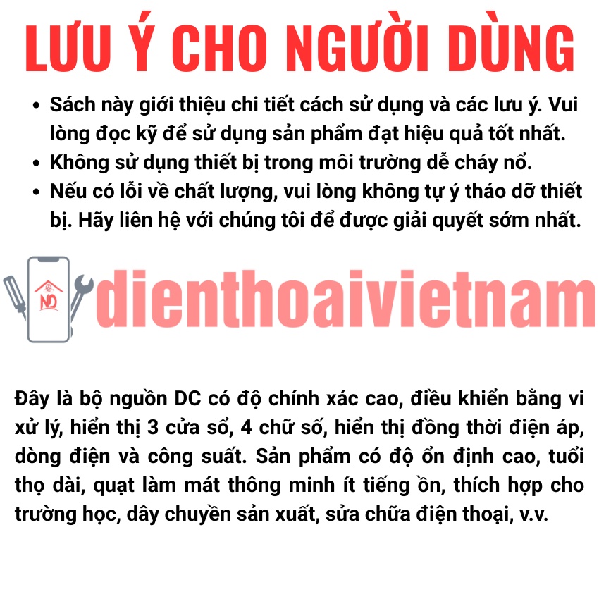 Máy cấp nguồn JTX-3005 DC power supply đồng hồ 32V 5,2A