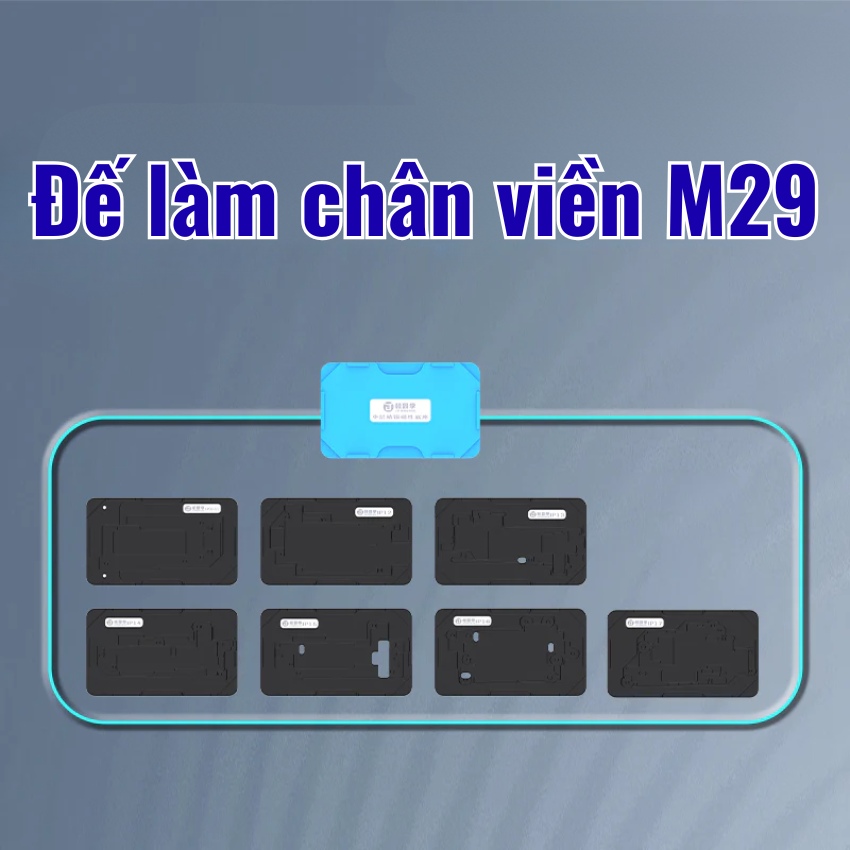 Đế làm chân viền JTX M29 iPhone X – 17ProMax Mid-Layers Reballing Platform có hút nam châm, không cần giữ tay