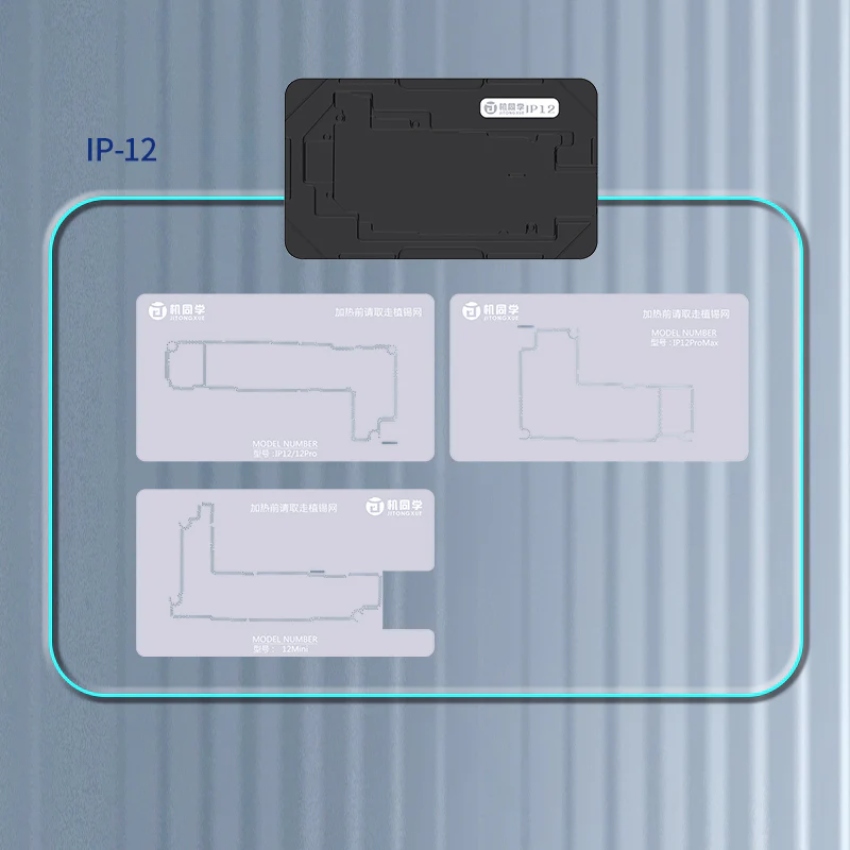 Đế làm chân viền JTX M29 iPhone X – 17ProMax Mid-Layers Reballing Platform có hút nam châm, không cần giữ tay