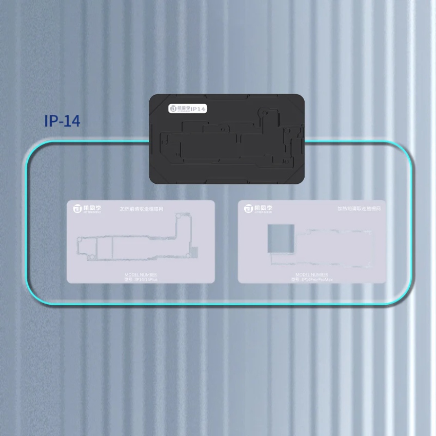 Đế làm chân viền JTX M29 iPhone X – 17ProMax Mid-Layers Reballing Platform có hút nam châm, không cần giữ tay