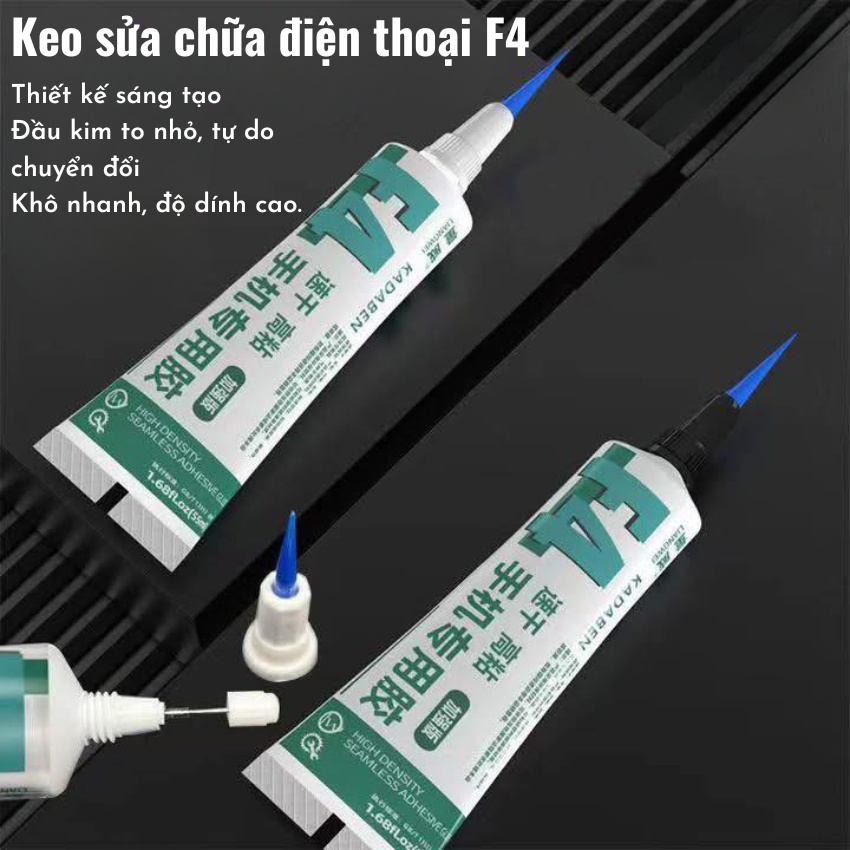 Keo dán Kadaben F4 55ml Mobile Phone Adhesive, dán khung - nắp lưng đa năng