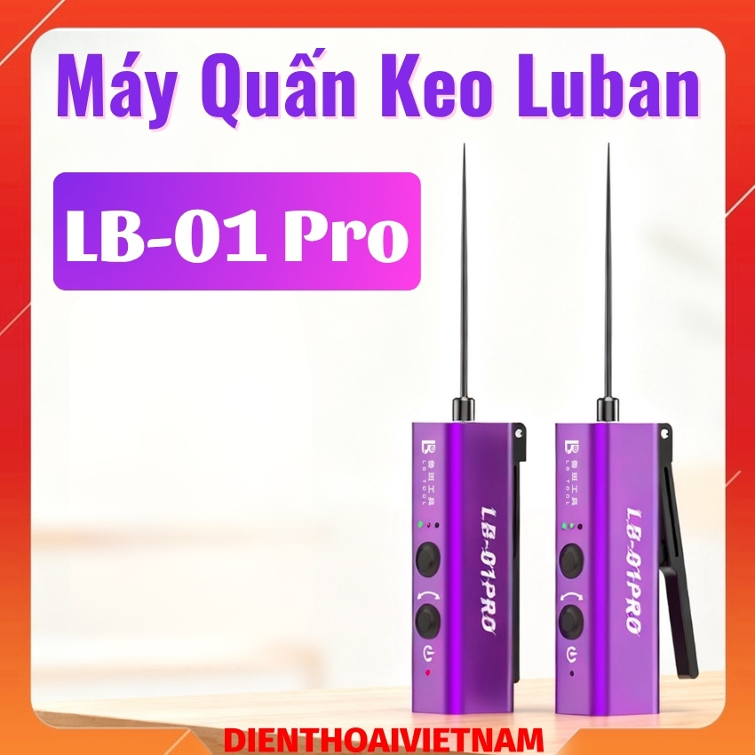 Máy quấn keo Luban LB-01 Pro All–in–one adhesive rolling machine, lực quấn mạnh