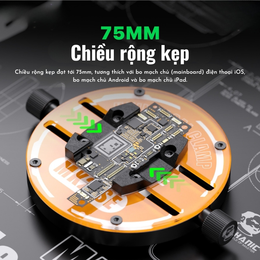 Đế kẹp main Mechanic MK2-SE Universal Clamp, kẹp ic - cpu - main - ổ cứng đa năng