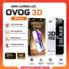Kính cường lực iPhone OVOG 3D Borderless 3D Tempered Glass Screen Protector từ iPhone XS - iPhone 17 ProMax chống tĩnh điện