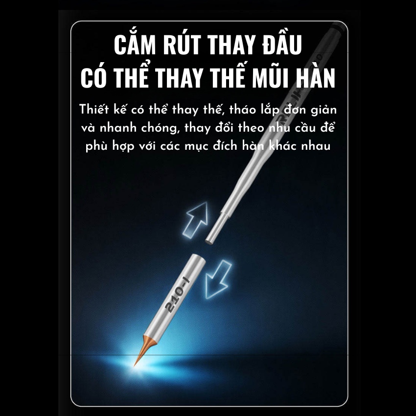Mũi hàn Relife 210-I Soldering Iron Tip, siêu nhọn - chuyên dùng câu dây