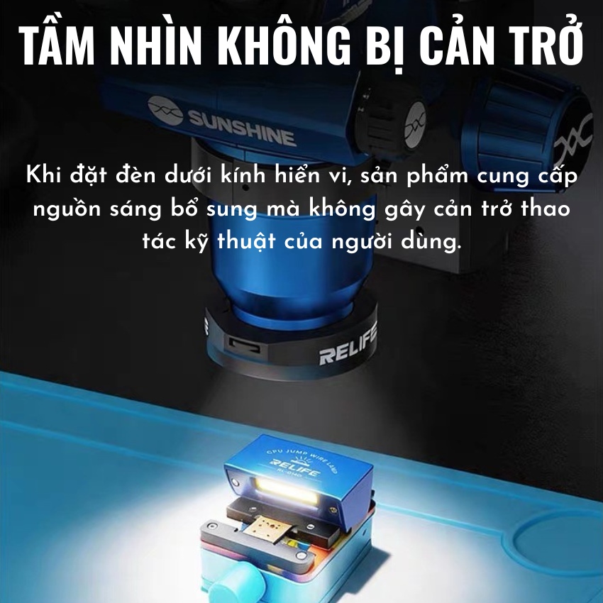 Đèn Relife RL-014G Chip jumping wire light, hỗ trợ ánh sáng câu dây