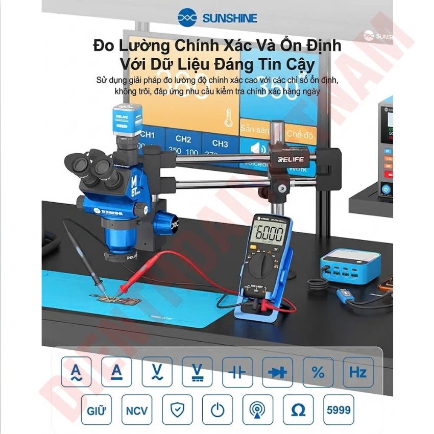 Đồng hồ đo Sunshine DT-101N Digital Multimeter – đồng hồ vạn năng