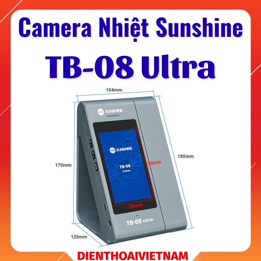 Camera nhiệt Sunshine TB-08 Ultra Digital Infrared Thermal Camera, camera hồng ngoại - màn hình 4 inch