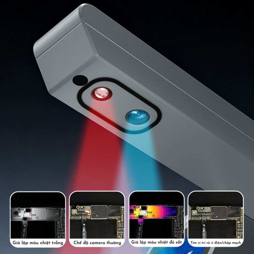Camera nhiệt Sunshine TB-08 Ultra Digital Infrared Thermal Camera, camera hồng ngoại - màn hình 4 inch