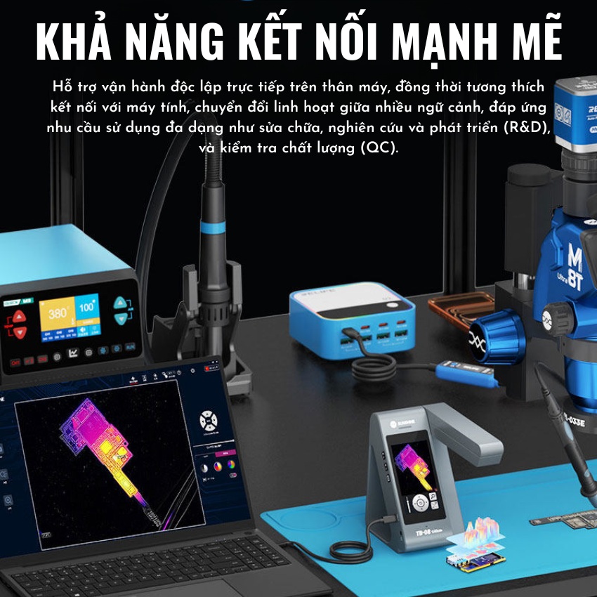 Camera nhiệt Sunshine TB-08 Ultra Digital Infrared Thermal Camera, camera hồng ngoại - màn hình 4 inch