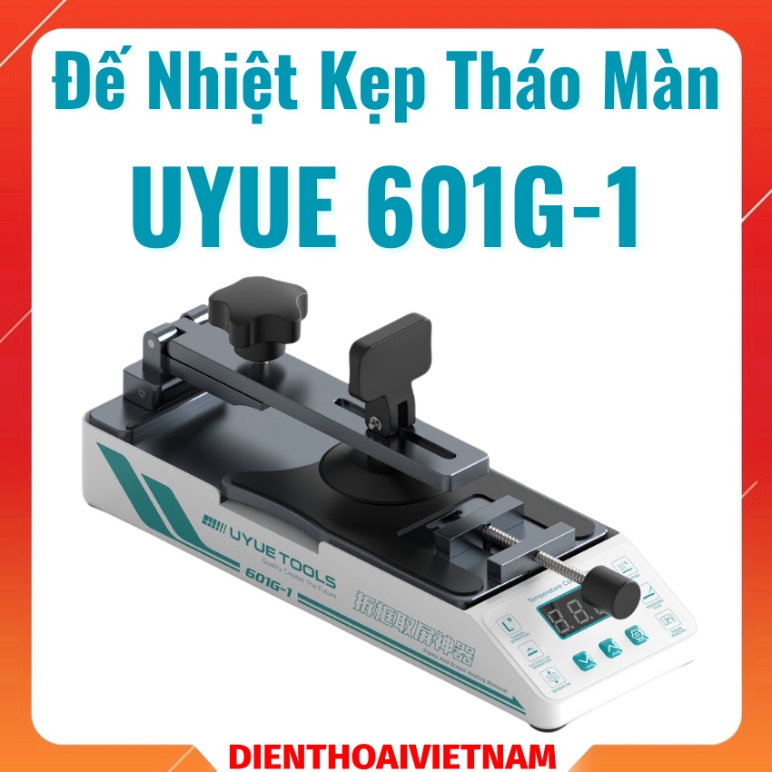 Đế nhiệt kẹp tháo màn UYUE 601G-1 frame and screen heating removal hỗ trợ iPhone, Android
