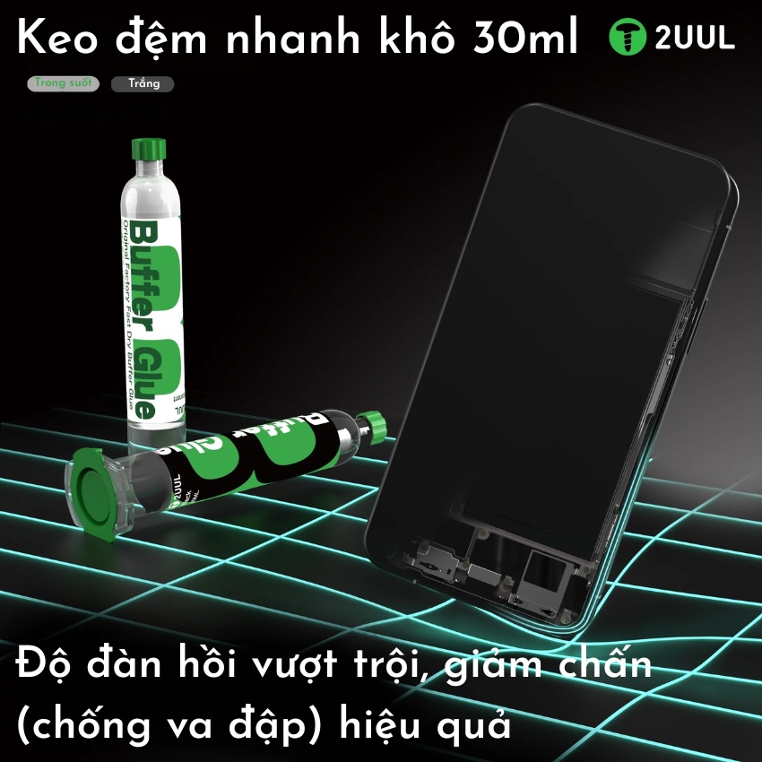Keo dán 2UUL Buffer Glue 30ml dán khung, dán màn đa năng